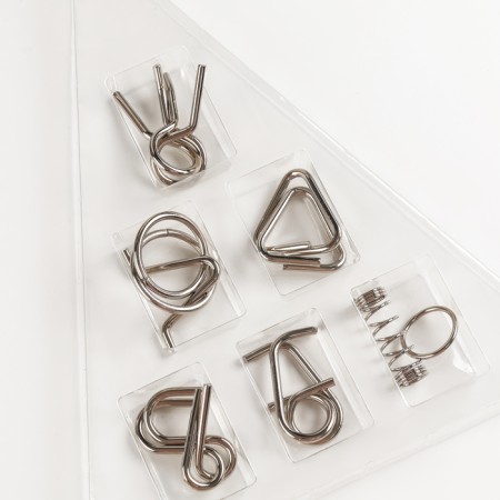 Metal puzzle "Advent calendar" New Year's snakes-4