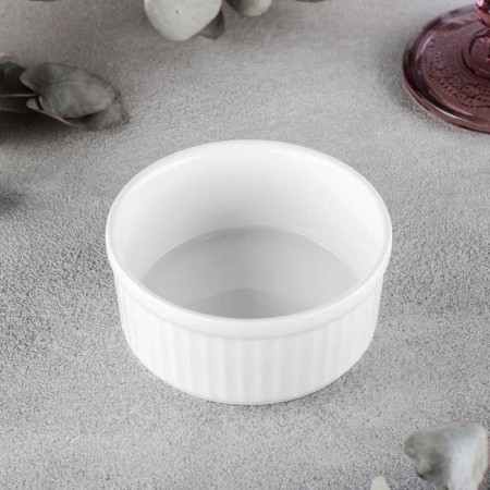 RAMKIN Porcelain Wilmax, 200 ml, d = 9 cm, white color