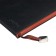 Organizer, B6, 116 sheets, cage, leatherette cover, brown cut, black