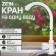 Tap for one water Zein Z2019, round handle, plastic, high R-shaped spout, white