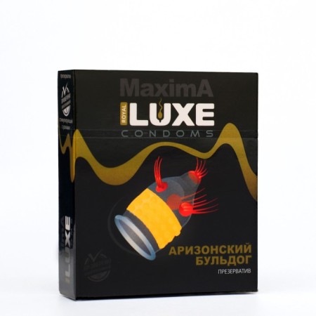 Condoms "Luxe" Maxima Arizonian bulldog, 1 pcs