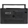 Portable Supra ST-25U radio receiver Black USB SD