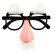 Carnival glasses-mask, eyebrows, large nose, 17 × 4 × 19 cm, mix