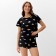 Female pajamas (T -shirt and shorts) KAFTAN EGG p. 44-46, black