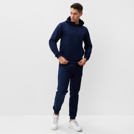 Male sweatshirt, dark blue color, size 54-1