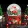 Souvenir Polystone Water Ball "Santa Claus on the Christmas tree" 7x8x9 cm