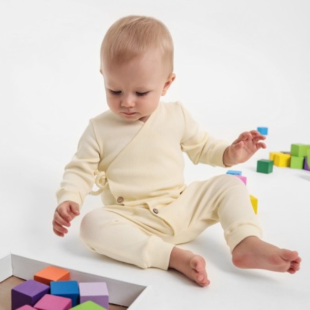 Combine Children's Minaku: Basic Line Baby, Milk color, height 62-68-2