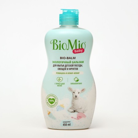 Средство для мытья BioMio Baby Bio-Balm, для детской посуды, 450 мл-7