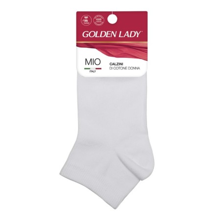 Women's socks shortened Gld Mio, size 39-41, Bianco color