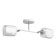 Iris chandelier 2he27 40W Belo-chromium 45x26x27 cm Bayerlux
