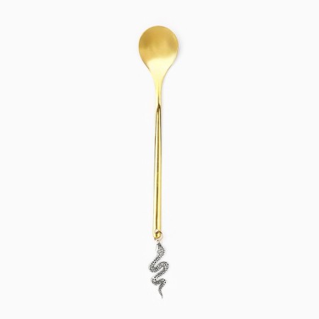 A spoon with a suspension New Year's “Miracles time” for the New Year, 2.7 x 14.8 cm-3