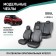 Autoshekhly for Kia Soul, 2014-n., Eco-leather black