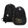 Youth backpack 40 x 29 x 20 cm, Grizzly, ergonomic back, laptop department, black