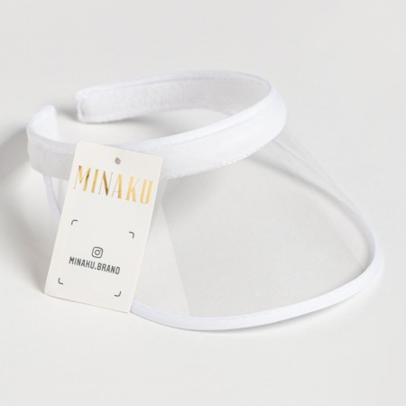 Feminine visor minaku color white, rr 56-58-9