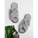 Slippers Women's cross open nose, size 39-41, color gray color