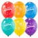 Shar Latex 14 “Happy Birthday!”, Balls and confetti, set 25 pcs., Mix