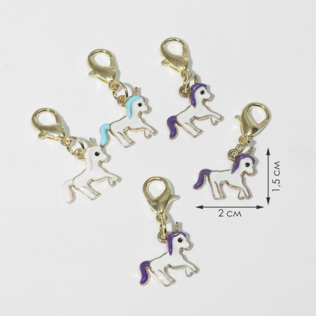 Charm "Unicorn", color mix