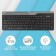 Keyboard A4Tech FSTYLER FBK25 Black/Gray USB wireless BT/Radio Slim Multimedia (FBK 106853