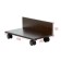 Rolling shelf, 455x250x190, wenge dark