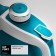 Steiring KitFort KT-918-3, 1000 W, 220 ml, 3 bar, cord 5 m, turquoise
