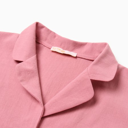 Пижама женская (рубашка и брюки) KAFTAN "Basic" р.48-50, розовый-7