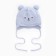 Children's hat, blue color, size 38-40