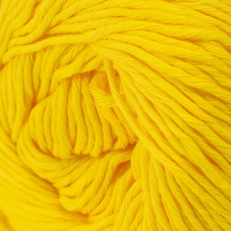Yarn "Bouquet Unicolor" 100% cotton 200m/100g (3218 yellow)-2