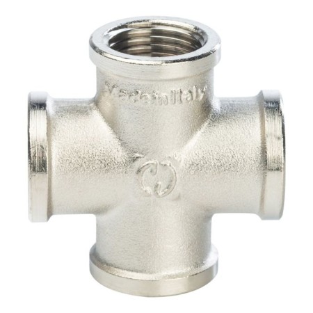 Cross Stout SFT-0031-000012, 1/2 ", internal/internal thread, nickelled brass-1
