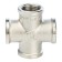 Cross Stout SFT-0031-000012, 1/2 ", internal/internal thread, nickelled brass