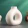 Summary "Meland" White gloss, 10x5x10cm