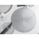 Set of serving napkins on the table "straw", d = 38 cm, 4 pcs, silver color