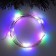 Garland "thread" 2 m Rosa, IP20, silver thread, 20 LED, glow of multi, USB