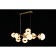Suspended chandelier NIKA E27 360W