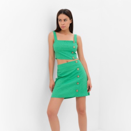 Women's costume (skirt and top) Mist Summer Time, Green, p. 46-4