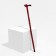 Souvenir cane 90cm, dragon hilt, dark, carved, mix color