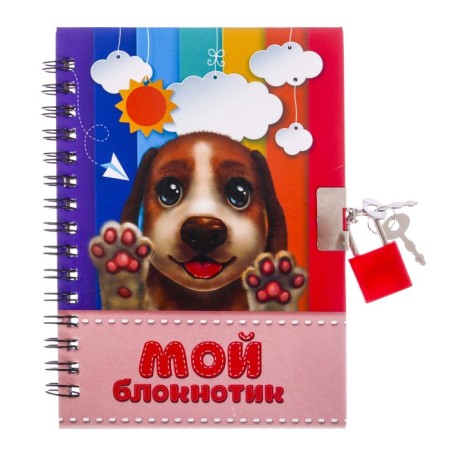 Notebook on the lock “My notebook”, A6, 50 sheets.
