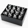 Gift set of glasses-reprints "Best Man" for 12 people, glass 30 ml, silver
