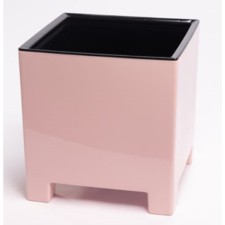 Plastic pot Live-In-Green with the Nard tab, D = 14 cm, 2.1 l, color pink powder