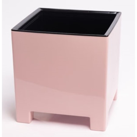 Plastic pot Live-In-Green with the Nard tab, D = 14 cm, 2.1 l, color pink powder