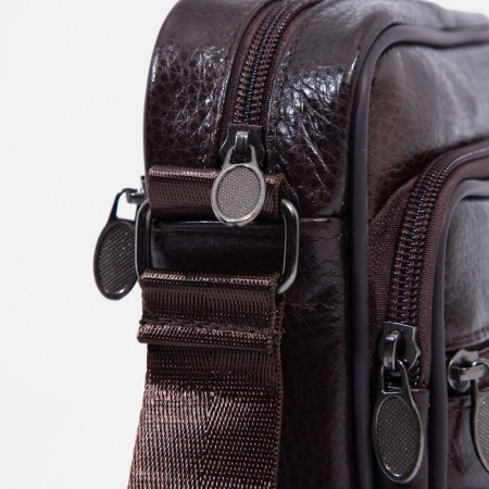 Male bag, brown color-2