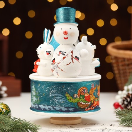 Musical souvenir "New Year's three", mother -of -pearl