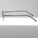 Ready glasses east 9882 photochromic, gray color, bending pipe, -3.5