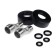 ACCOONA A71126F bath mixer, single -leaf, pour 350 mm, shower set, black