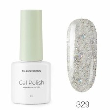 TNL Professional Mini Gel-Lygs “8 Senses”, No. 329 Solder Silver, 6 ml