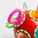 Developing toy - rattle, "ball - ratchet", rattle, color of mix, crumb I