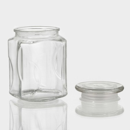 Glass Bank for bulk products "Lord", 750 ml, 9.5 × 14.5 cm-1
