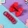Suzi hair set (clamp 8 cm, 6 elastic bands 2.5 cm) shine, mix