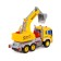 City Excavator car, inertial, with light and sound, yellow color