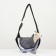 Cracking bag "sling" with a mount for a collar, 45 x 11 x 24 cm, white-gray