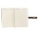 Organizer on the rings of A6+, 80 sheets, leatherette, with a stream, a line, with a handle, in a gift box, brown